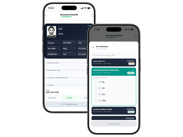 Mobile passport and ID scanning